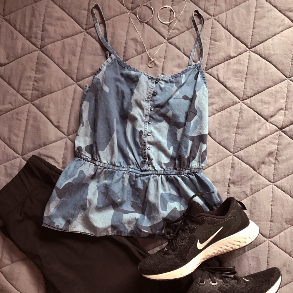 Camo tank top